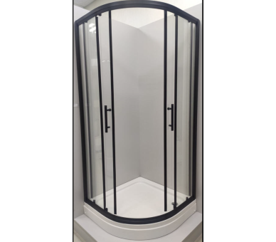 Душова кабіна Veronis Alonza Black 90x90x190 без піддону