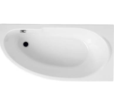 Акриловая ванна Polimat Miki 145x85 асимметричная правая