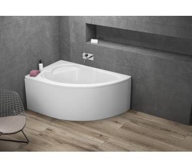 Акриловая ванна Polimat Standard 130x85 асимметричная левая