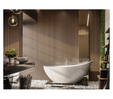 Акриловая ванна Polimat Zoe 180x80 отдельностоящая