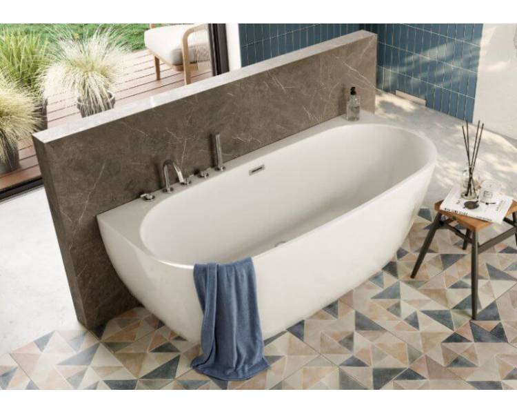 Акриловая ванна Polimat Risa 170x80 отдельностоящая