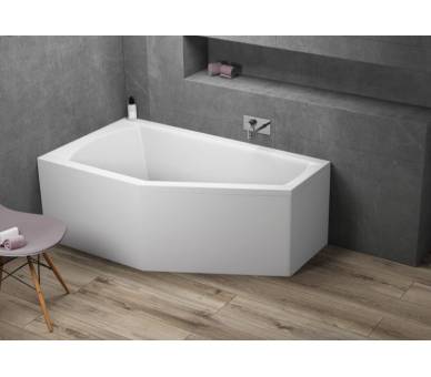 Акриловая ванна Polimat Selena 150x90 асимметричная левая