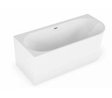 Акриловая ванна Polimat Sola 160x75 L/R отдельностоящая белая