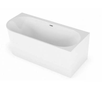 Акриловая ванна Polimat Sola 160x75 L/R отдельностоящая белая