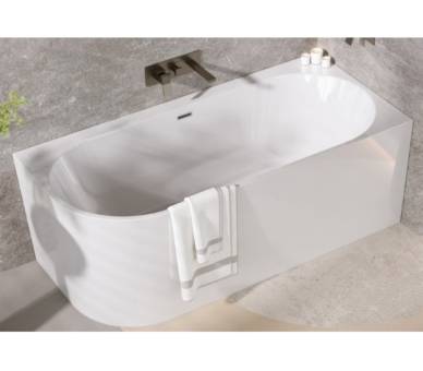Акриловая ванна Polimat Sola 160x75 L/R отдельностоящая белая