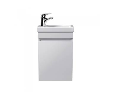 Тумба в ванную подвесная MDD City White 40-A с умывальником Como 40