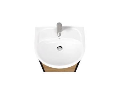 Тумба в ванную напольная MDD Dakota Craft 50 с умывальником Solo 50