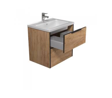 Тумба у ванну підвісна MDD Line Craft 60 з умивальником Rodeo 60