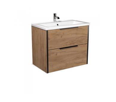 Тумба в ванную подвесная MDD Line Craft 70 с умывальником Cosmo 70