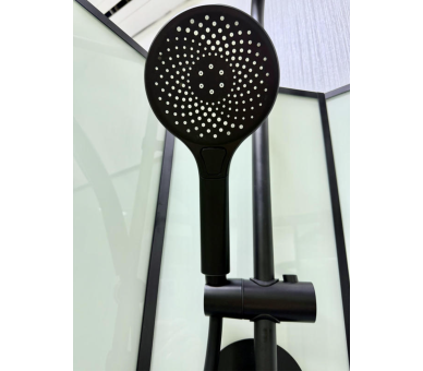 Душовий бокс Veronis BN-10-90 black 90х90х225 без даху