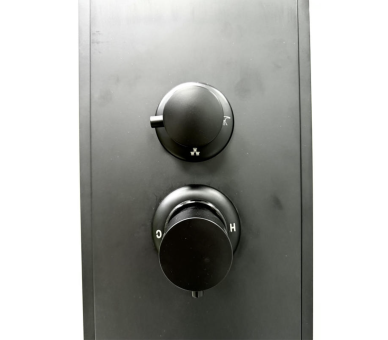 Душовий бокс Veronis BN-11-120 black 120х90х235 без даху