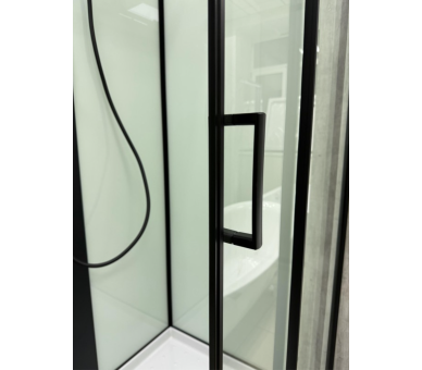 Душовий бокс Veronis BN-11-120 black 120х90х235 без даху