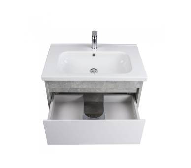 Тумба в ванную подвесная MDD Oslo Loft 70 с умывальником Creavit ID-70