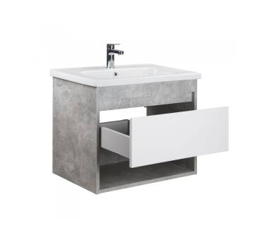 Тумба у ванну підвісна MDD Oslo Loft 70 з умивальником Creavit ID-70
