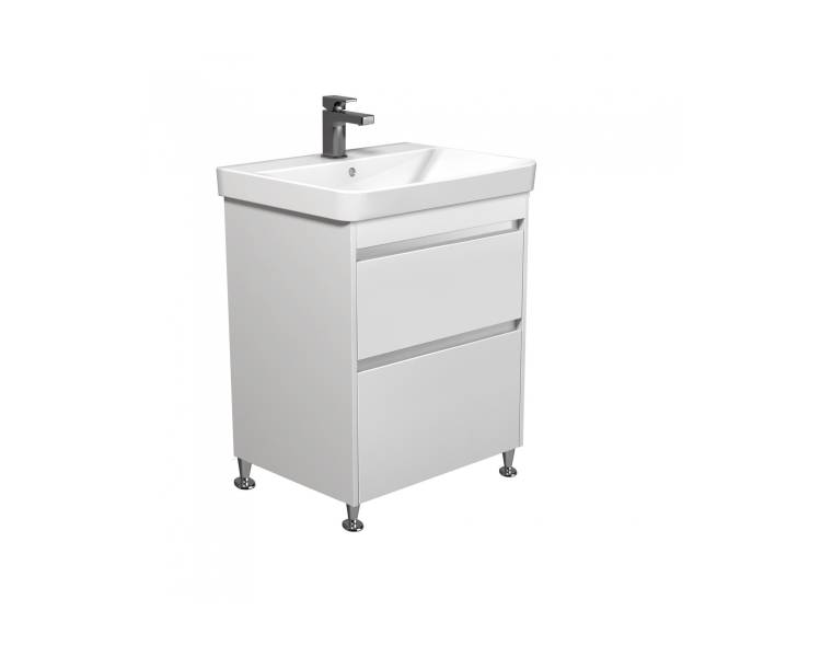 Тумба у ванну підлогова MDD Prime 60 з умивальником Vivace 60