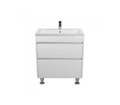 Тумба в ванную напольная MDD Prime 70 с умывальником Cosmo 70
