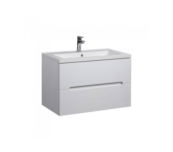 Тумба в ванную подвесная MDD Octavio 60-A с умывальником Cosmopolitan 60