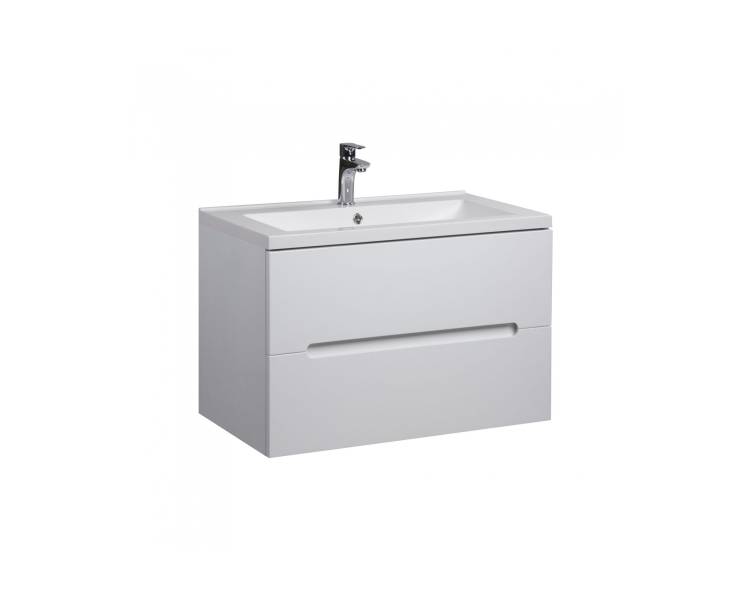 Тумба в ванную подвесная MDD Octavio 60-A с умывальником Cosmopolitan 60