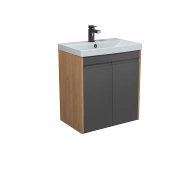 Тумба в ванную универсальная MDD Olive 60-U с умывальником Sempre 60