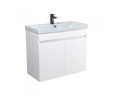 Тумба в ванную подвесная MDD Urban 80-U с умывальником Sempre 80