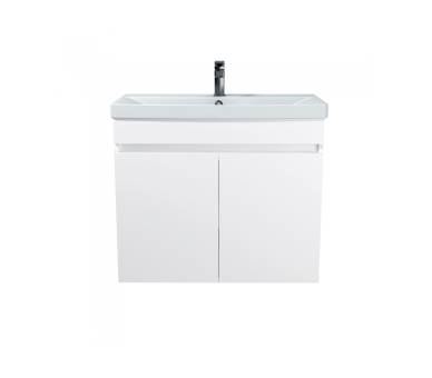 Тумба в ванную подвесная MDD Urban 80-U с умывальником Sempre 80