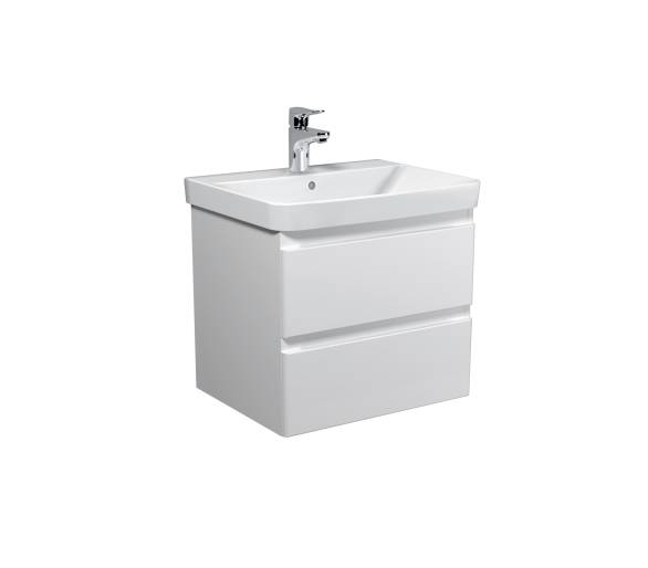 Тумба в ванную подвесная MDD Unik 60-A с умывальником Vivace 60