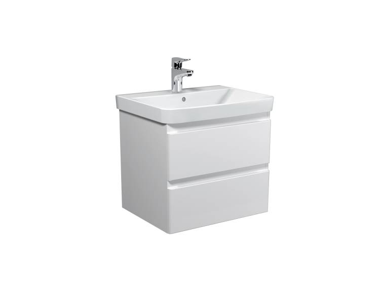 Тумба в ванную подвесная MDD Unik 60-A с умывальником Vivace 60