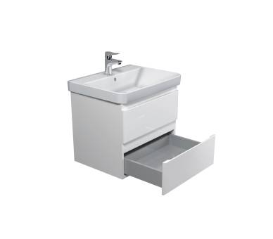 Тумба в ванную подвесная MDD Unik 60-A с умывальником Vivace 60