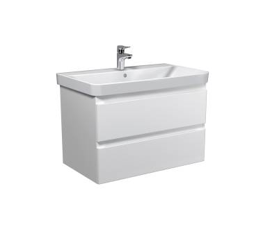 Тумба в ванную подвесная MDD Unik 80-A с умывальником Vivace 80