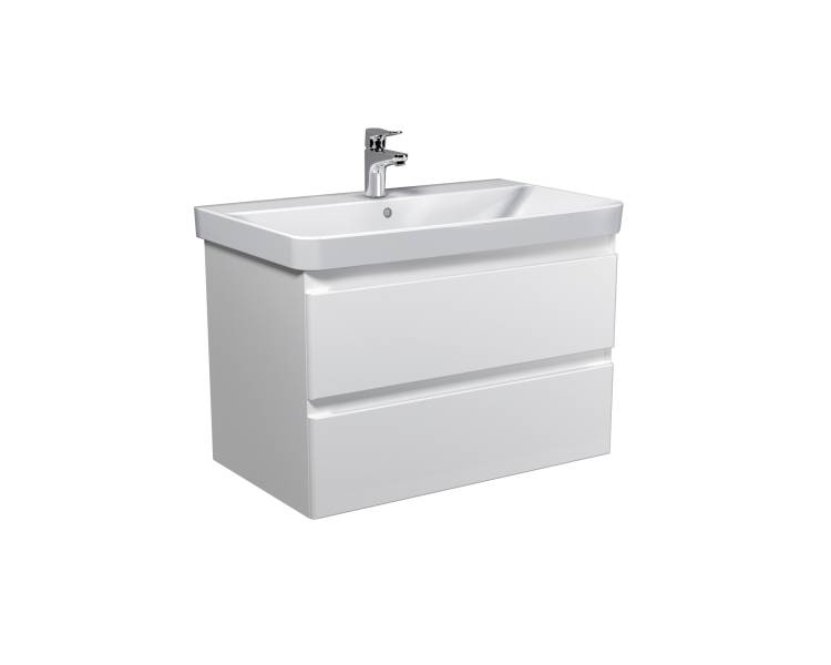 Тумба в ванную подвесная MDD Unik 80-A с умывальником Vivace 80