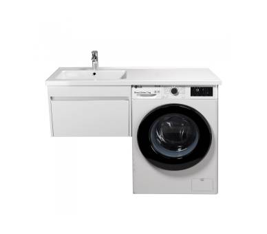 Тумба в ванную подвесная MDD Wing 60-А-W с умывальником Rodeo 120 L