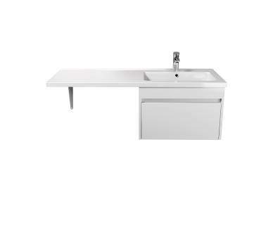 Тумба в ванную подвесная MDD Wing 60-А-W с умывальником Rodeo 120 R
