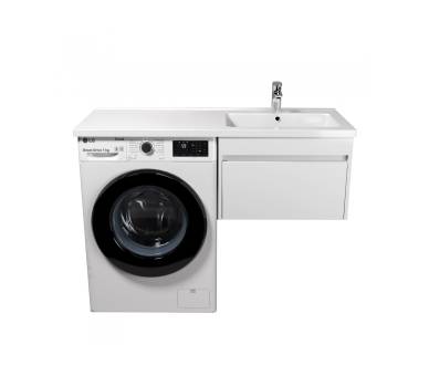 Тумба в ванную подвесная MDD Wing 60-А-W с умывальником Rodeo 120 R