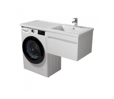 Тумба в ванную подвесная MDD Wing 60-А-W с умывальником Rodeo 120 R
