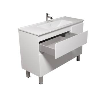 Тумба в ванную универсальная MDD Baki 120-U с умывальником Su-120