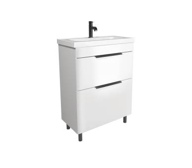 Тумба у ванну підлогова MDD Iris 65 з умивальником Fenova 65