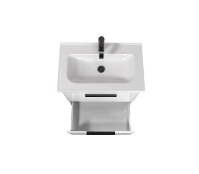 Тумба в ванную напольная MDD Iris 80 с умывальником Fenova 80