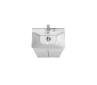 Тумба у ванну універсальна MDD Simple White 55-U з умивальником River 55
