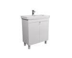 Тумба у ванну універсальна MDD Simple White 70-U з умивальником River 70