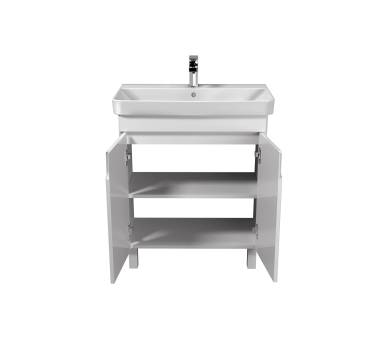Тумба у ванну універсальна MDD Simple White 70-U з умивальником River 70