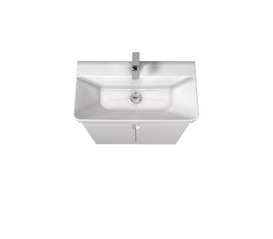 Тумба в ванную универсальная MDD Simple White 70-U с умывальником River 70