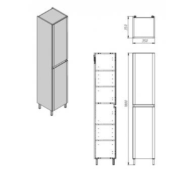 Пенал универсальный Juventa Ester EsP-170 белий