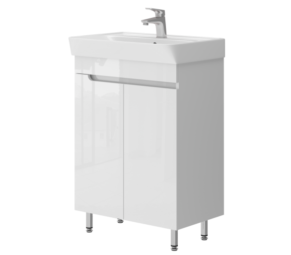 Тумба у ванну підлогова Juventa Ozon Oz-80 біла