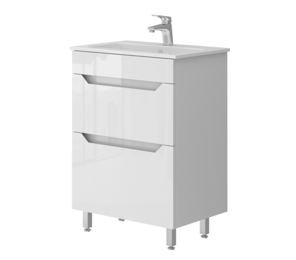 Тумба у ванну підлогова Juventa Neo-60 біла