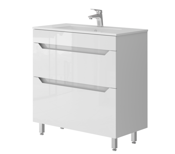 Тумба у ванну підлогова Juventa Neo-80 біла