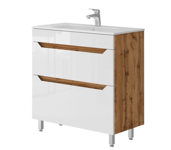 Тумба у ванну підлогова Juventa Neo-80 дуб вотан