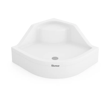 Душевой поддон 90x90x18/45 Shower MILET SW-8129 с сиденьем