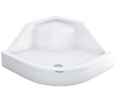 Душевой поддон 90x90x18/45 Shower MILET SW-8129 с сиденьем