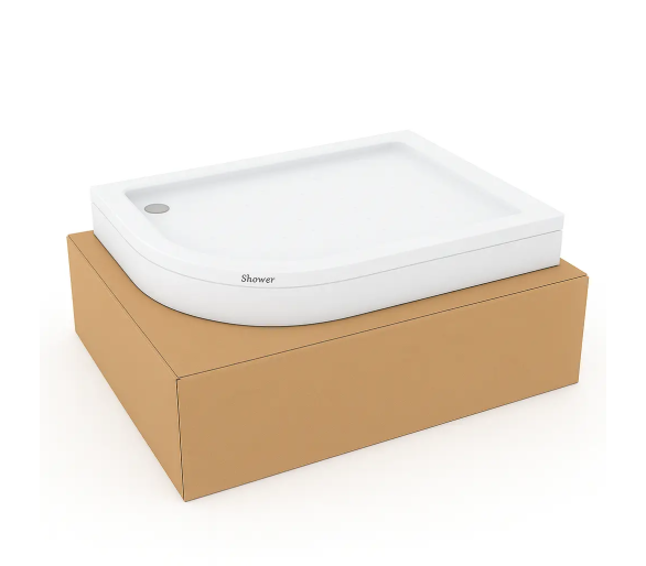 Душевой поддон 120x80x15 Shower TUNDRA SW-10552 R мелкий