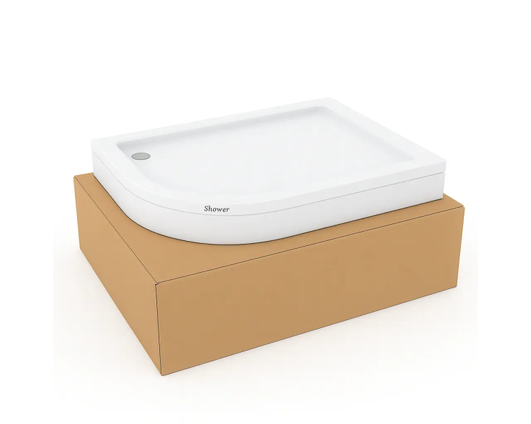Душевой поддон 120x80x15 Shower TUNDRA SW-10552 R мелкий